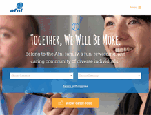 Tablet Screenshot of afnicareers.com